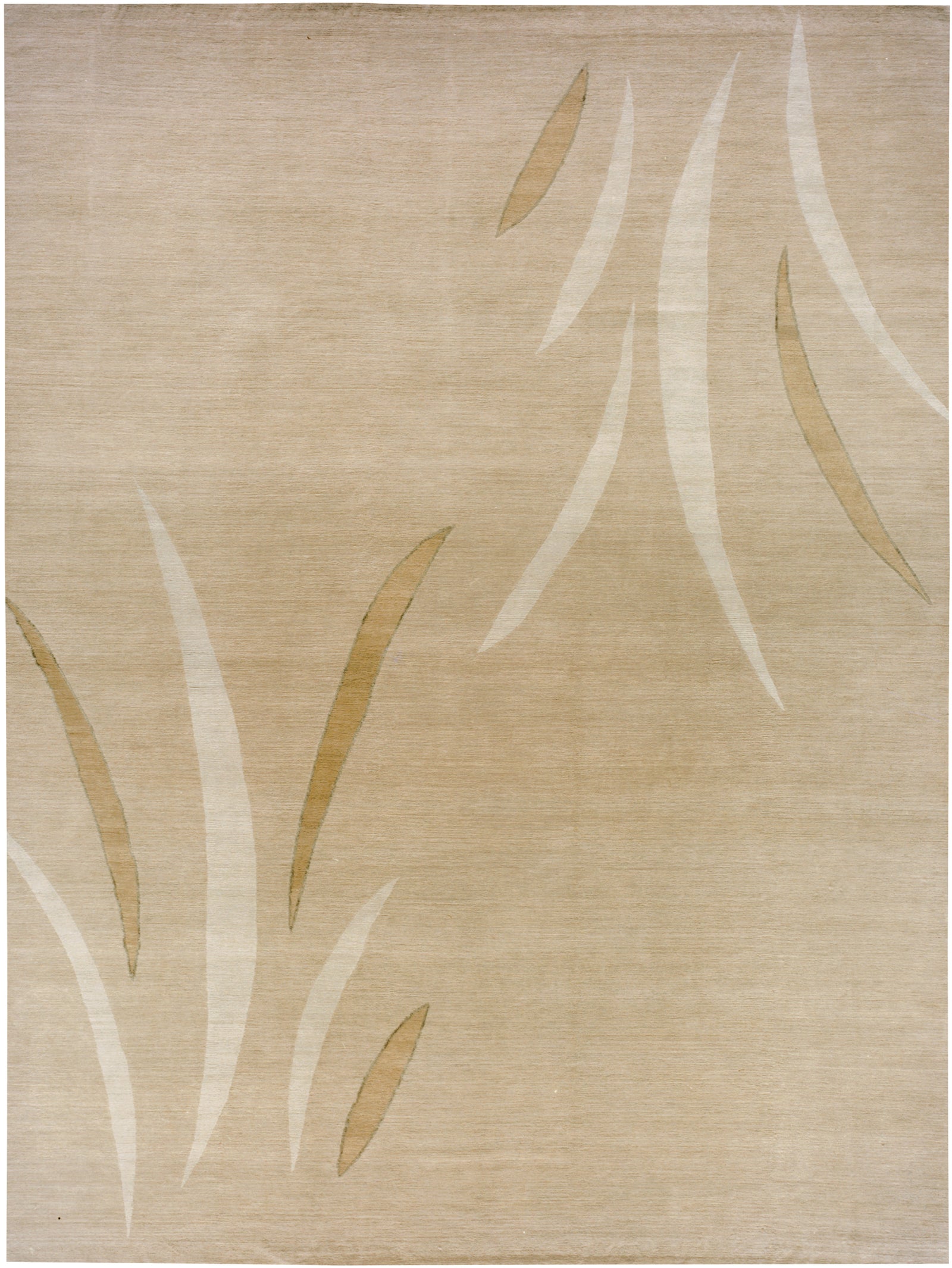 Savannah Wool and Silk Rug Hand-knotted in Nepal