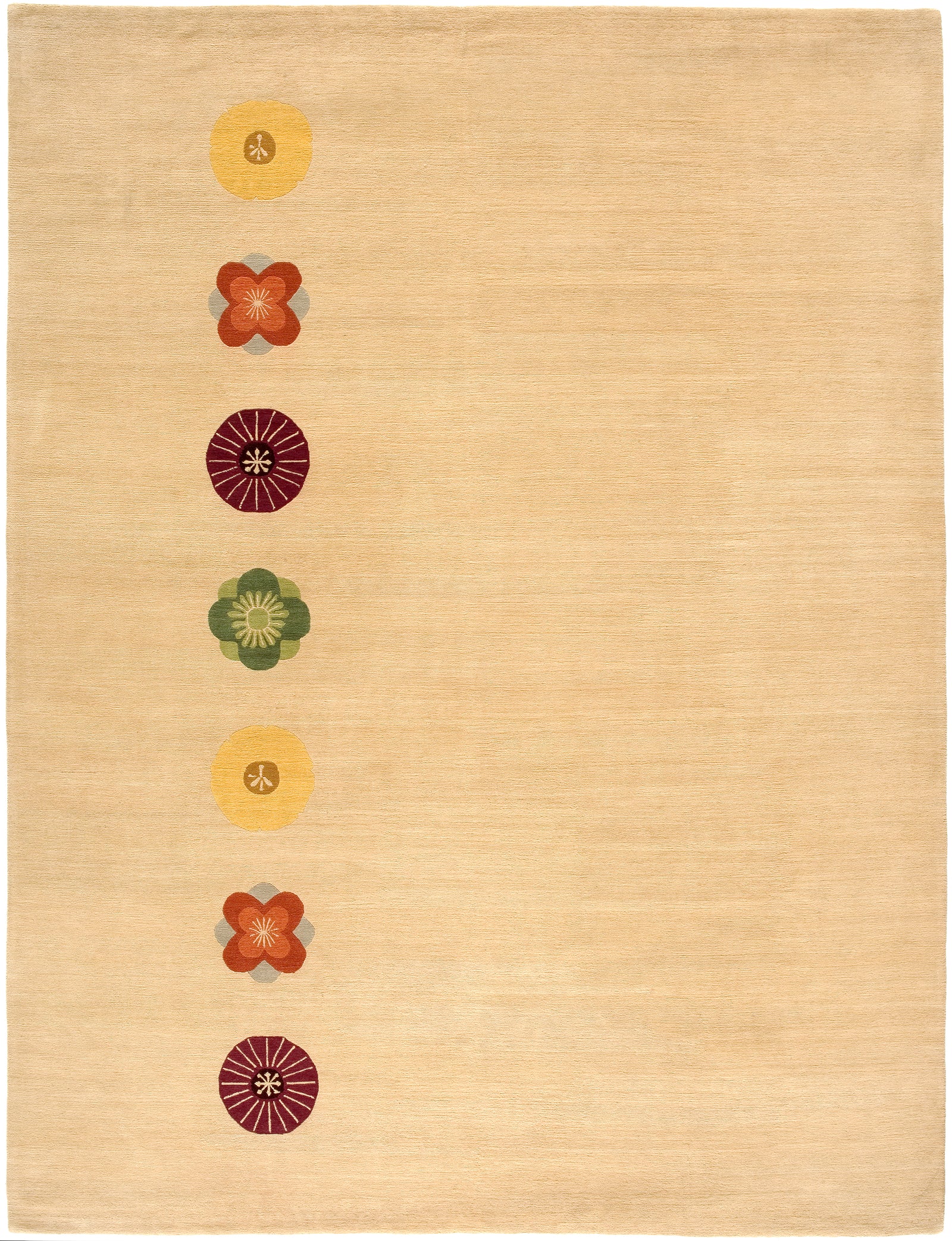 Zen Garden 9' x 12' Wool Rug Hand-knotted in Nepal